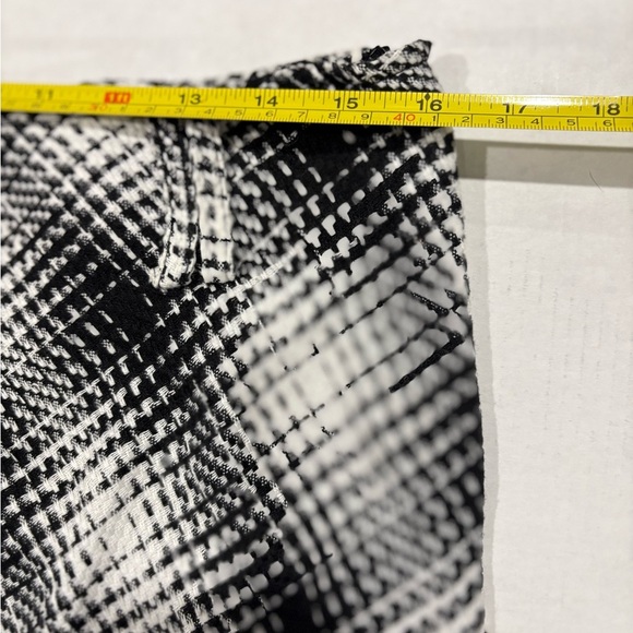Cato Houndstooth Maxi Side Zip Up Skirt Black and White Peplum, Women’s size 10 - Picture 4 of 8